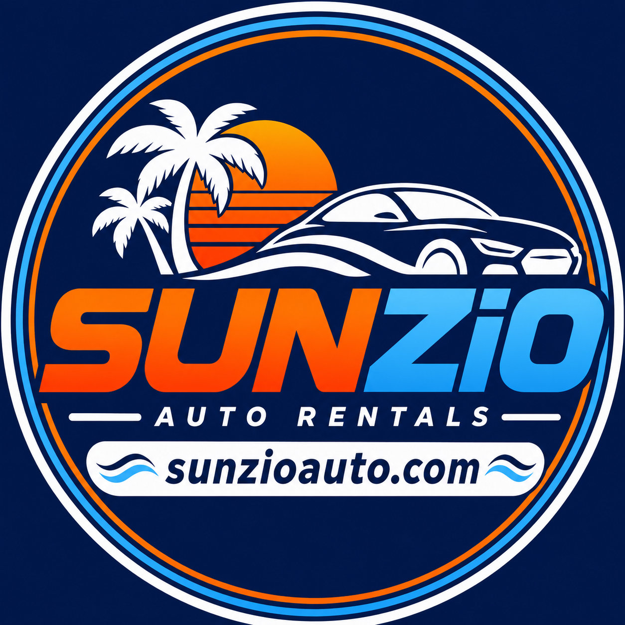 SUNZiO Auto Rentals badge