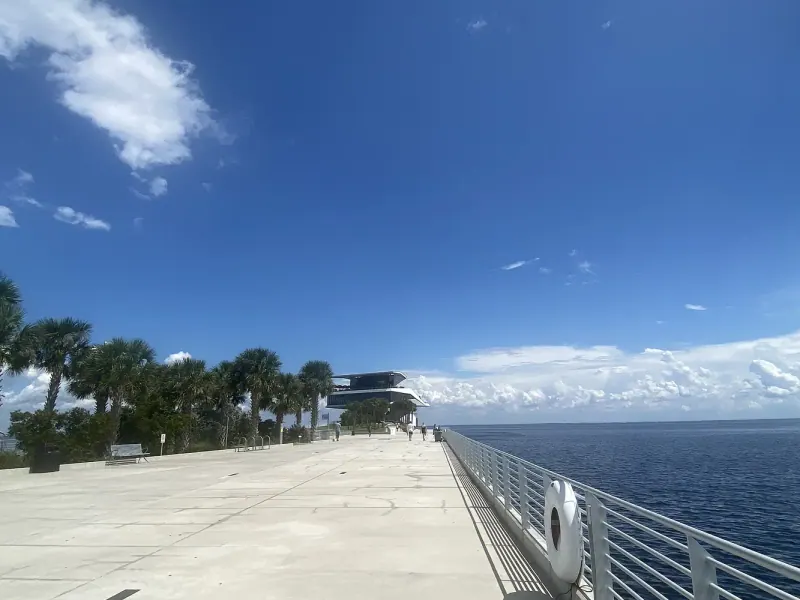 The St. Pete Pier on the downtown St. Petersburg waterfront
